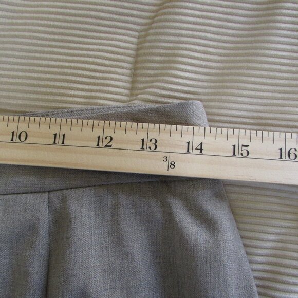 CASUAL CORNER Stretch Women's Beige Full Length Wool Skirt Lined Size-6 - Picture 11 of 12